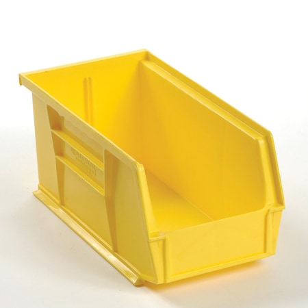 Global Industrial Storage Bin, Plastic, Yellow, 5 in H 269682YL